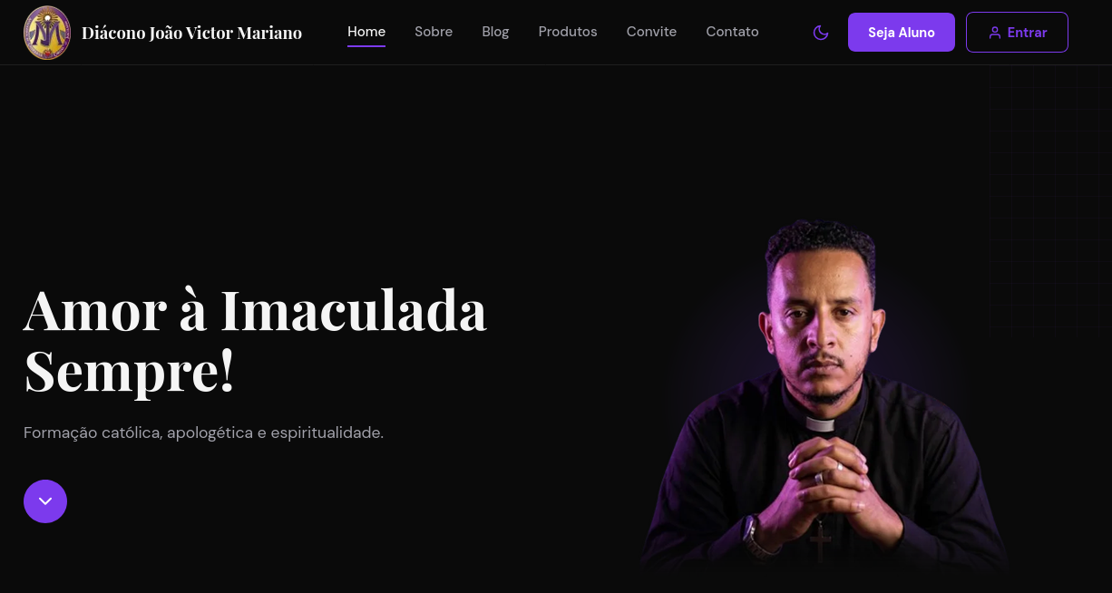 imagem do website de teologia do Teólogo João Victor Mariano